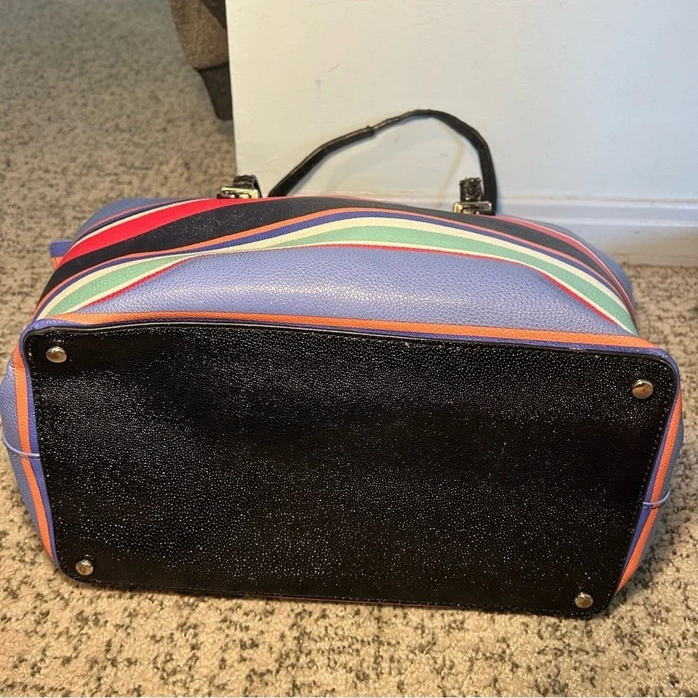 Kate Spade New York Cedar Multi-Colored Stripe Tote Bag